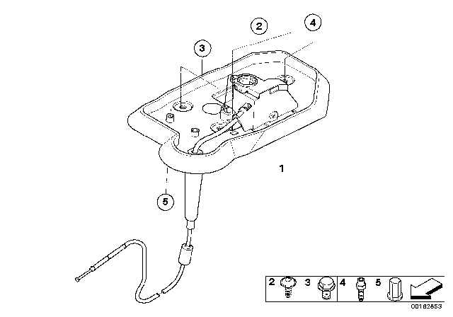 2010 BMW 650i Emergency Release Diagram