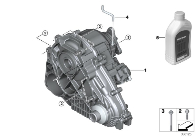 2016 BMW X5 M Transfer Box Oil Tf 0870 Diagram for 83220397244