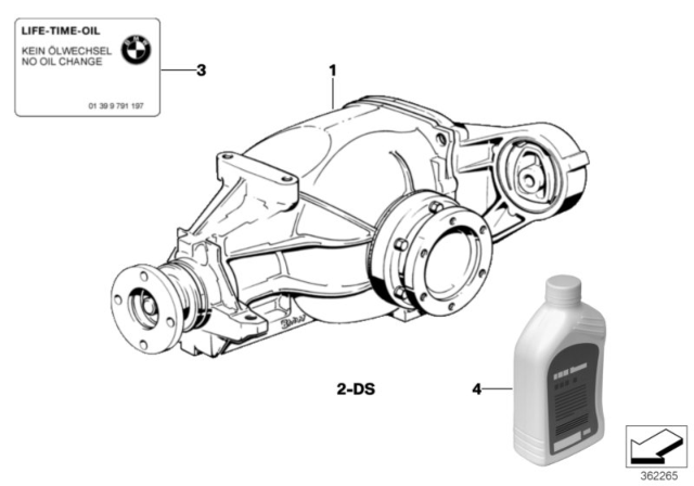 2001 BMW Z3 Rear-Axle-Drive Diagram