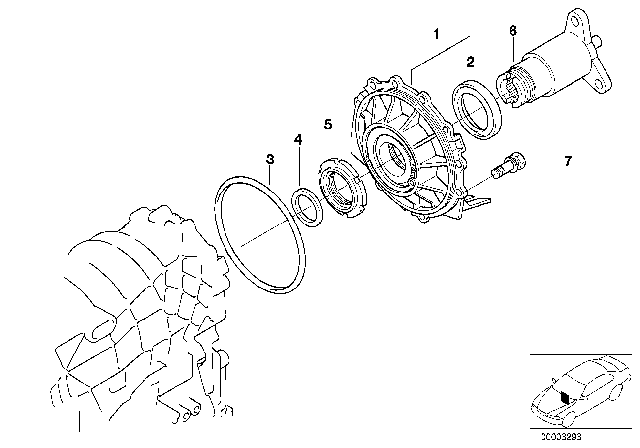 1997 BMW 840Ci Output (A5S440Z) Diagram