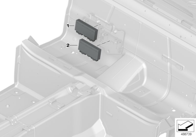 2020 BMW i8 CONVERTIBLE TOP MODULE Diagram for 61359881661