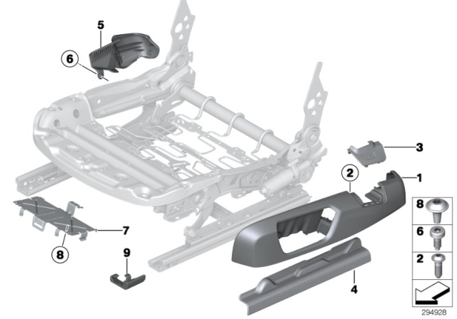 2018 BMW M4 Seat, Front, Seat Panels, Electrical Diagram