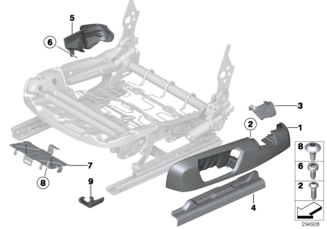 2014 BMW 435i xDrive Seat, Front, Seat Panels, Electrical Diagram