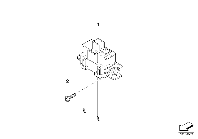 2012 BMW X5 Socket Housing Diagram for 61136931948