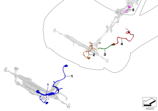 2016 BMW X5 Wiring Harnesses, Steering Diagram