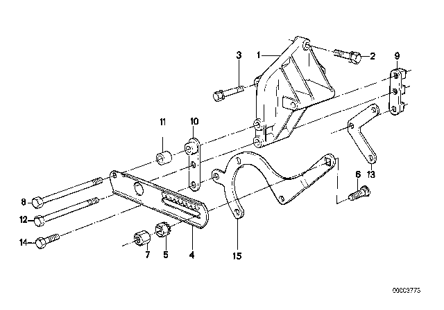 1990 BMW 525i Hydro Steering - Vane Pump Diagram 3