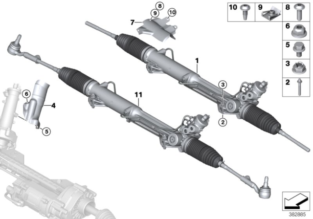 2011 BMW 328i Hydro Steering Box Diagram