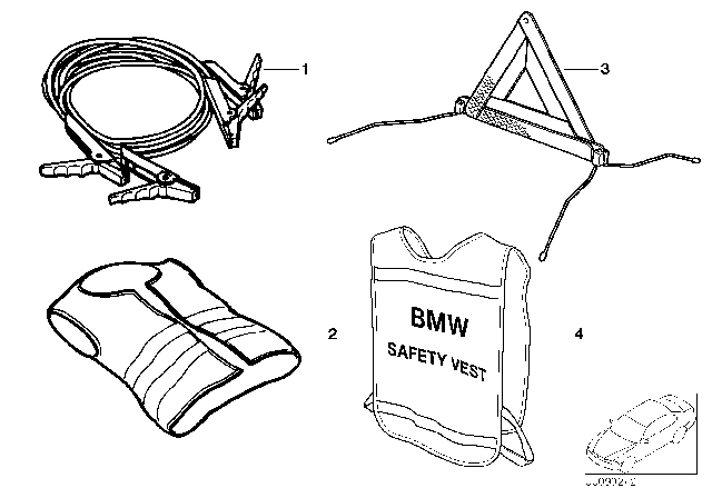 1985 BMW 524td Breakdown Equipment Diagram
