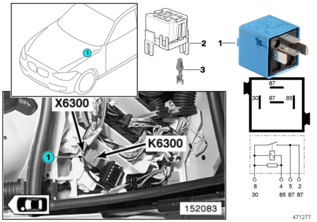 2005 BMW M3 Relay DME Diagram