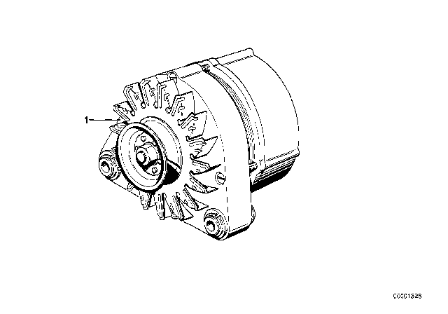 1984 BMW 325e Alternator Diagram