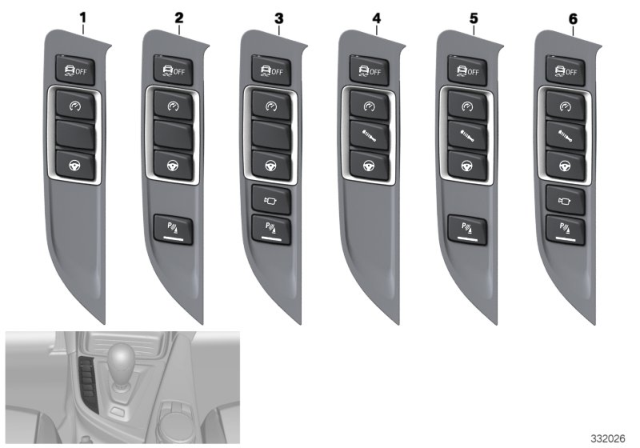 2018 BMW M4 Operating Unit, Centre Console Diagram for 61317850482
