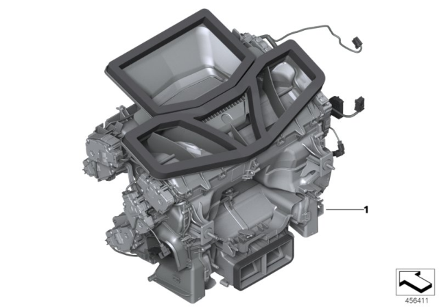 2018 BMW Alpina B7 Distributor Housing With Flaps Diagram