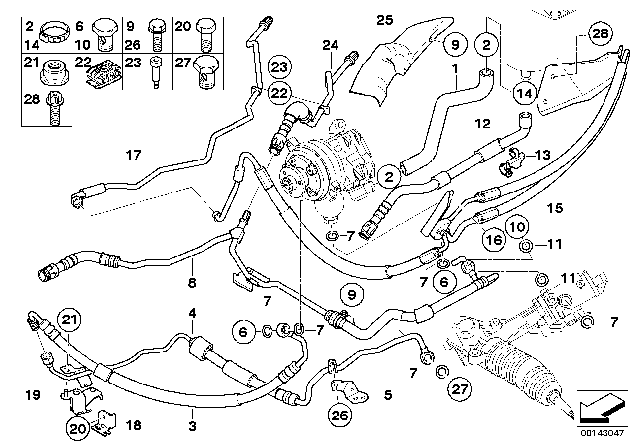 2008 BMW 528i Expansion Hose 2Nd Part Diagram for 32416767437