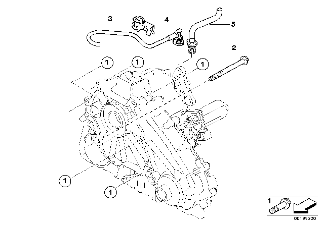 2009 BMW X5 Gearbox Mounting Diagram