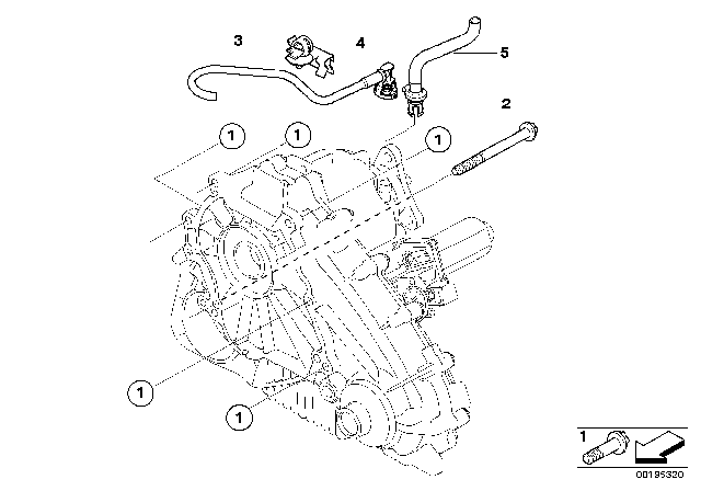 2012 BMW X6 Gearbox Mounting Diagram 1