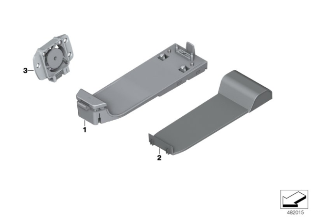 2018 BMW X1 Base Plate Diagram