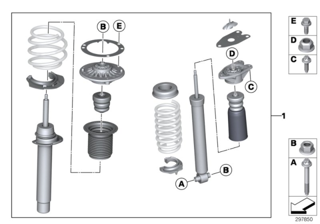 2012 BMW 335i BMW M Performance Suspension Diagram