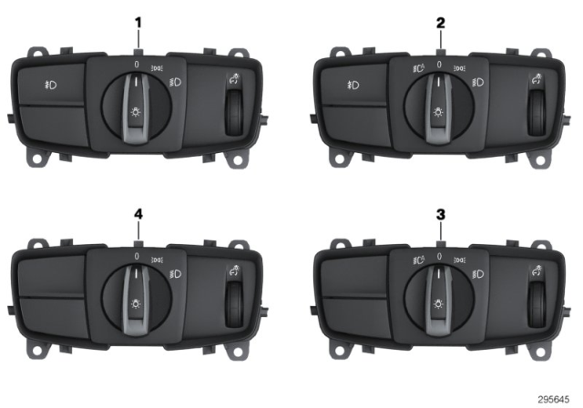 2015 BMW 228i Control Element Light Diagram