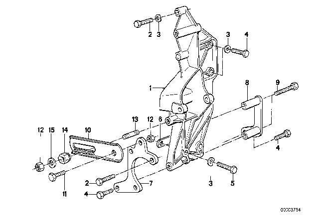 1989 BMW 635CSi Hydro Steering - Vane Pump Diagram 2