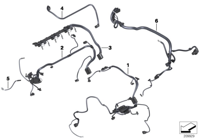 2015 BMW 435i Engine Wiring Harness Diagram 1