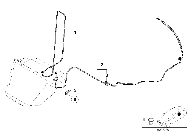 2002 BMW Z8 Bowden Cable Diagram