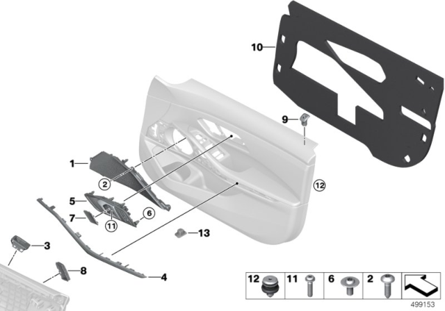 2020 BMW M340i Cover Plate Diagram for 51412470256