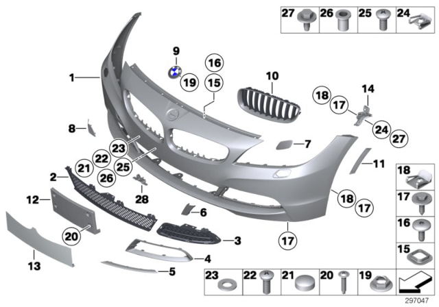 2010 BMW Z4 Trim Panel, Front Diagram