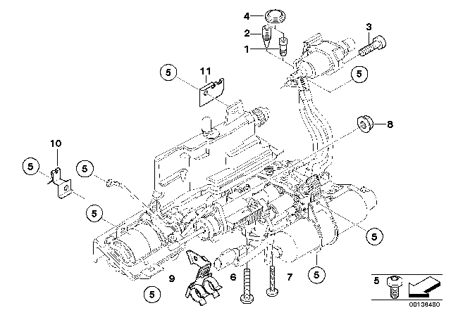 2002 BMW 325Ci Hydraulic Mounting (GS6S37BZ(SMG)) Diagram