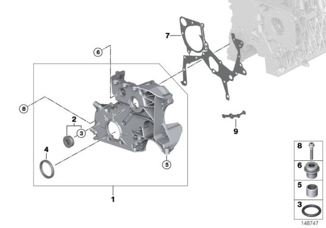 2011 BMW X5 O-Ring Diagram for 11142247660