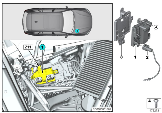2018 BMW X6 Integrated Supply Module Diagram