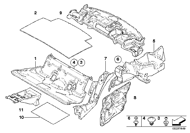 2009 BMW 328i xDrive Sound Insulating Diagram 2