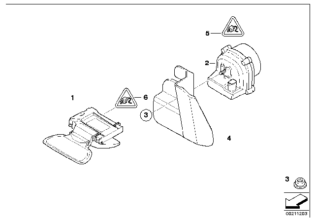 2007 BMW 525i Alarm System Diagram