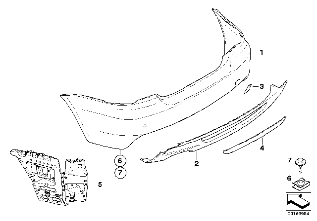 2008 BMW 135i Guide Left Diagram for 51128045507