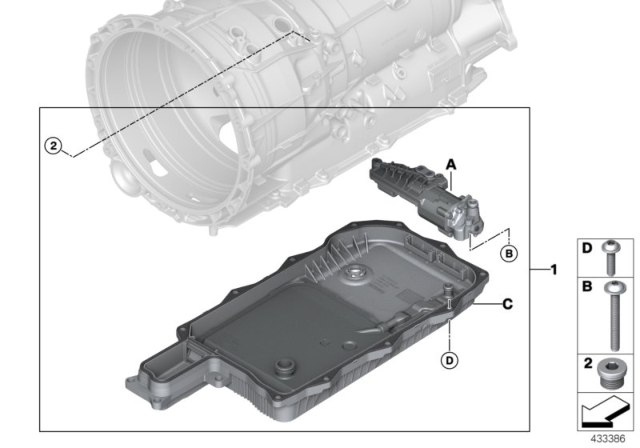 2016 BMW 330e Electric Oil Pump (GA8P75HZ) Diagram