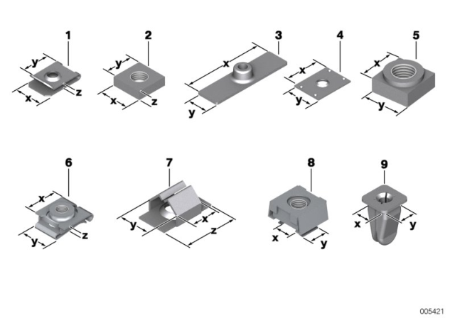 2013 BMW 328i Mechanical Connecting And Repair Elements Diagram