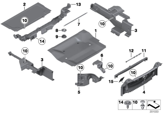 2013 BMW Z4 Tightening Strap, Insert Plate, Front Diagram for 51477239943