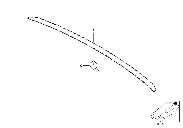 2003 BMW M5 BMW Motorsport Rear Wing Diagram