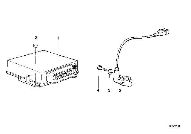 1988 BMW 735i Pulse Generator Diagram 1