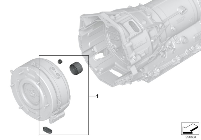 2016 BMW ActiveHybrid 5 SET, COVERS, HYBRID DRIVE Diagram for 24157631738