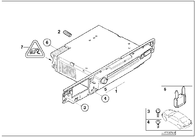 2003 BMW 745i Audio System Controller Diagram 2