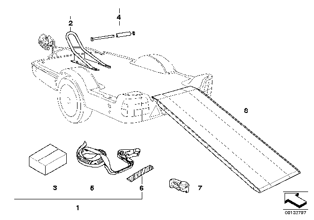 1996 BMW 328is Coupe(E36) Trailer Motorcycle Module Diagram