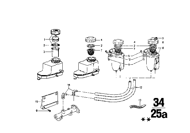 1976 BMW 2002 Strainer Tube Diagram for 34321120843