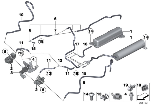 2013 BMW 650i Vacuum Control - Engine-Turbo Charger Diagram 1