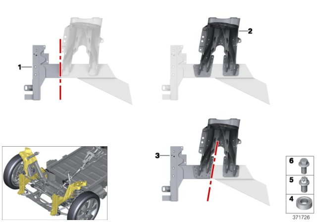 2018 BMW i3s Blind Rivet N9 Diagram for 07147239634