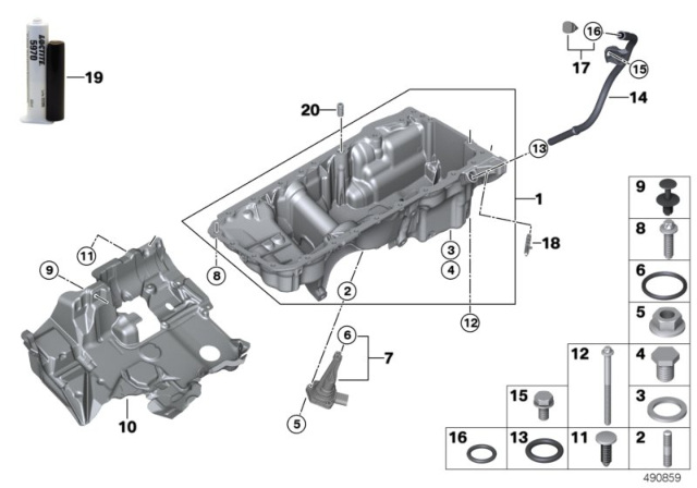 2018 BMW 540d xDrive NON-RETURN VALVE Diagram for 11128591869