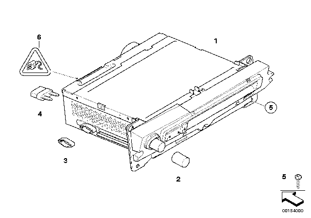 2009 BMW 650i M Audio System Controller Diagram