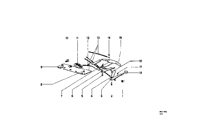 1969 BMW 2000 Heater Control Diagram 3