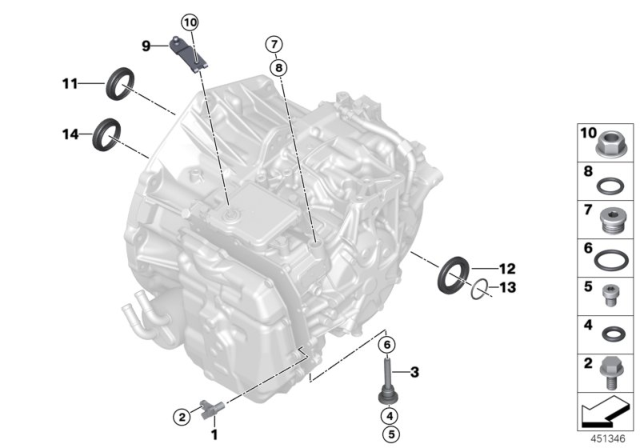 2015 BMW i8 Add-On Parts / Gaskets (GA6F21AW) Diagram