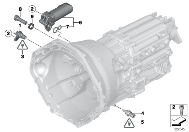 2016 BMW M5 Oil Pump / Sensors (GS6-53BZ/DZ) Diagram