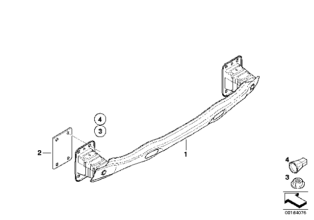 2009 BMW X5 Carrier, Rear Diagram